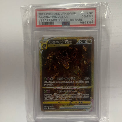 pokemon giratina vstar 261/172 psa 10 graded