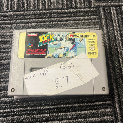 Kick Off Snes game cart only