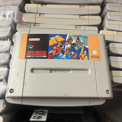 World League Basketball Snes game cart only