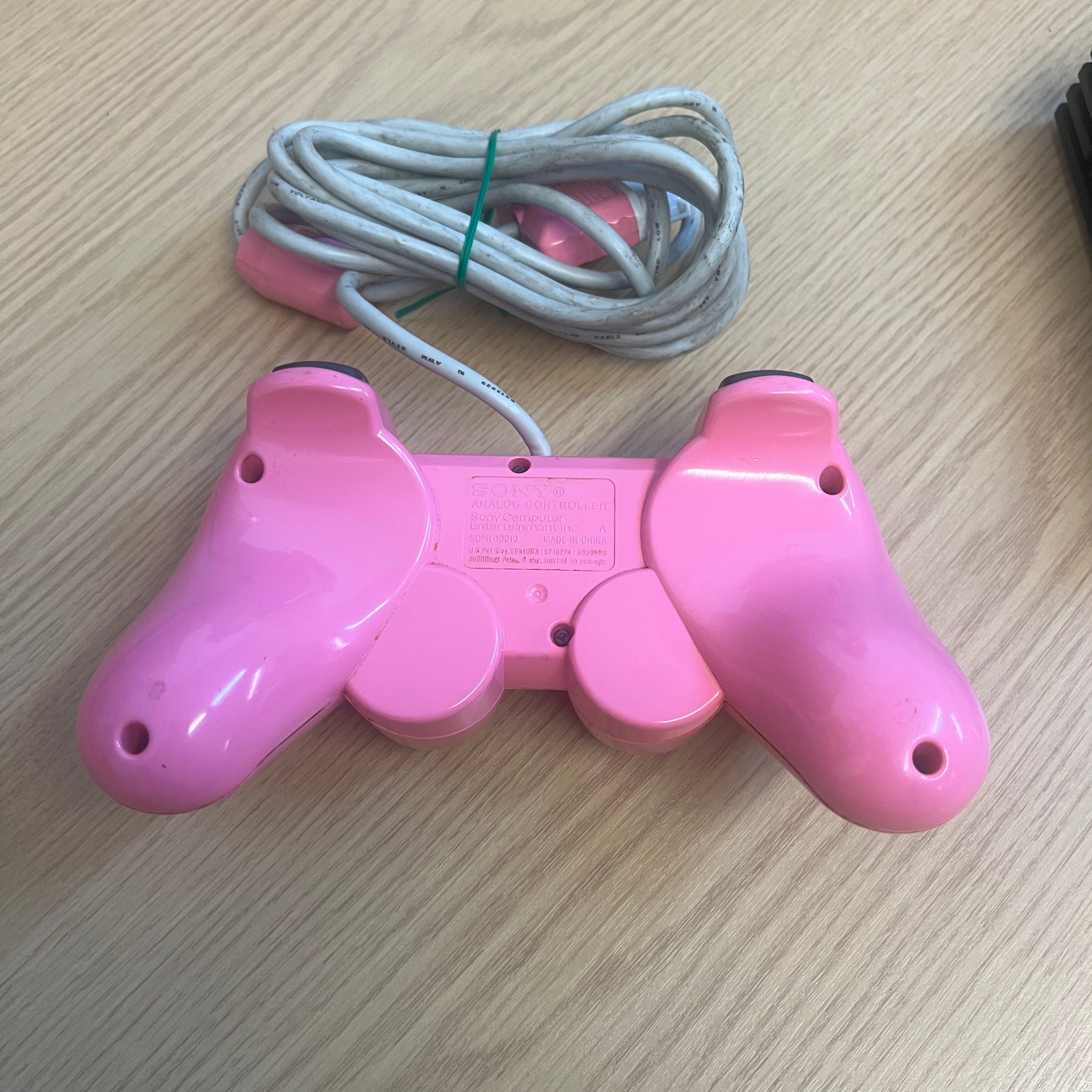 Official PlayStation Dual Shock Controller (Pink) Sony PS2 – retro 