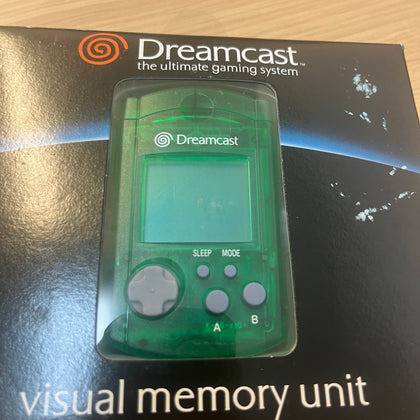 Sega Dreamcast VMU Visual Memory Unit boxed Green