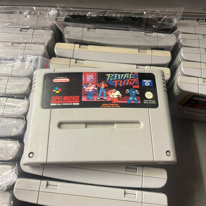 Rival Turf Snes game cart only