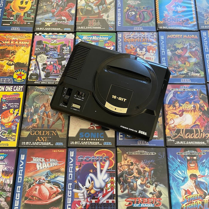 Sega mega drive model 1 console with video game store