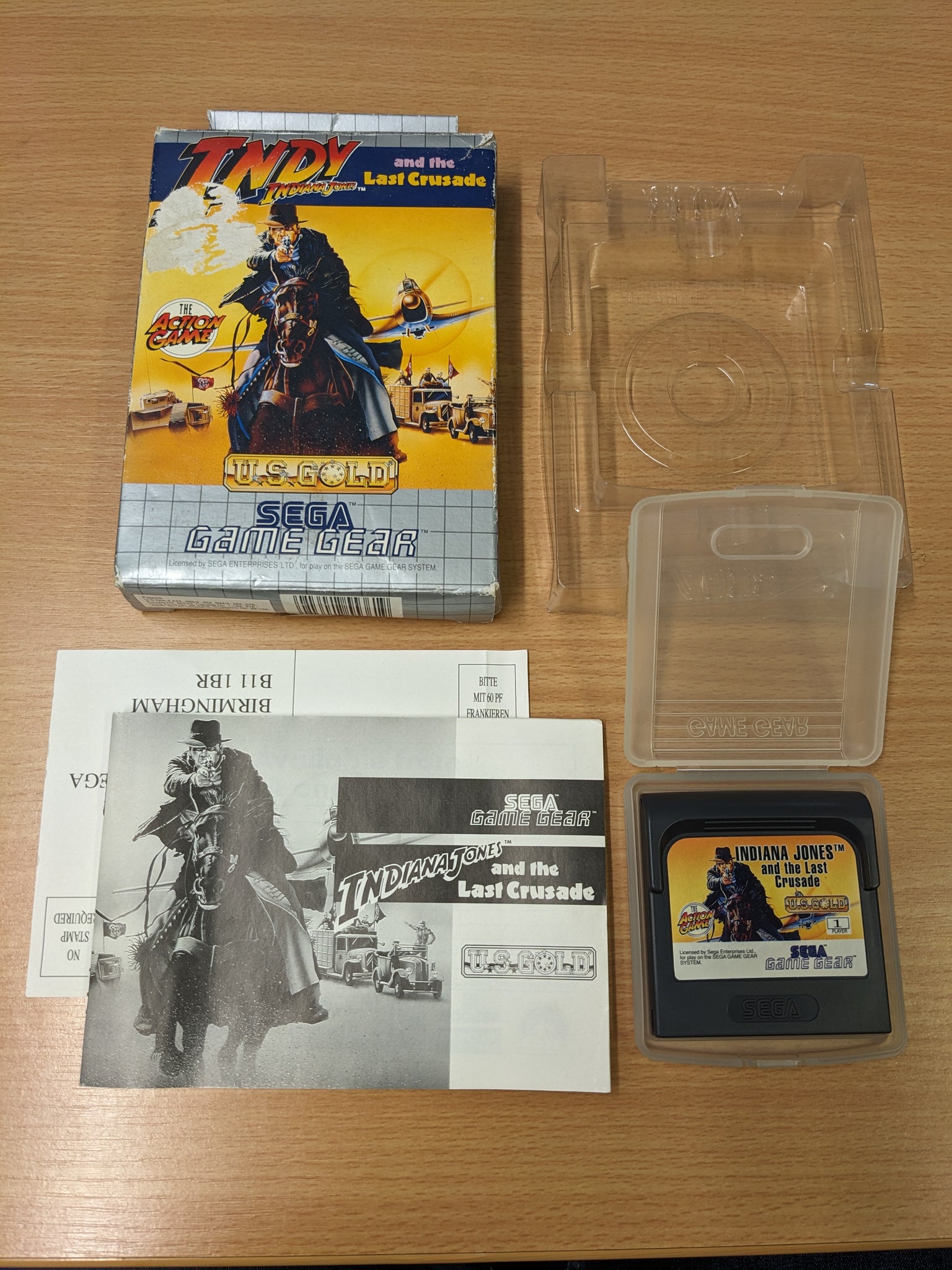 Indiana Jones and the Last Crusade Sega Game Gear game