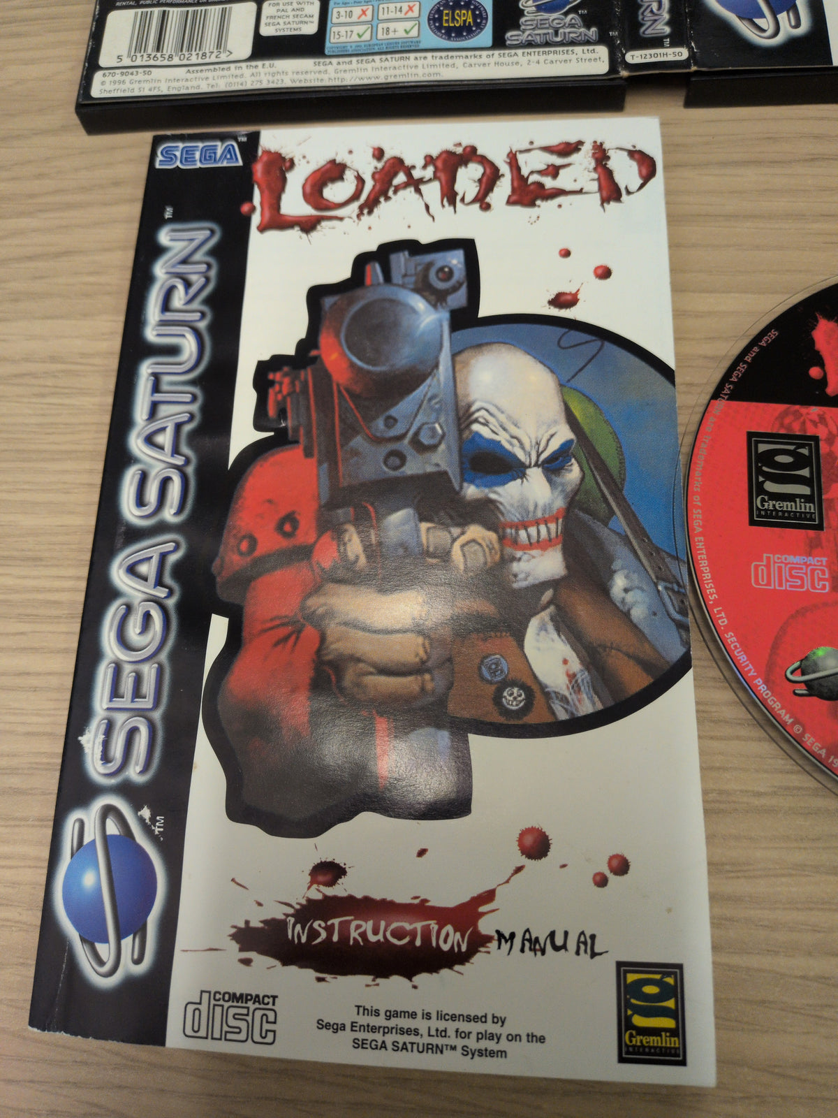 Loaded Sega Saturn game