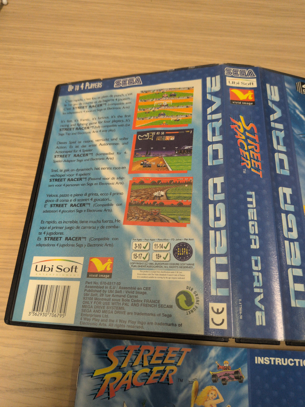 Street Racer Sega Mega Drive game