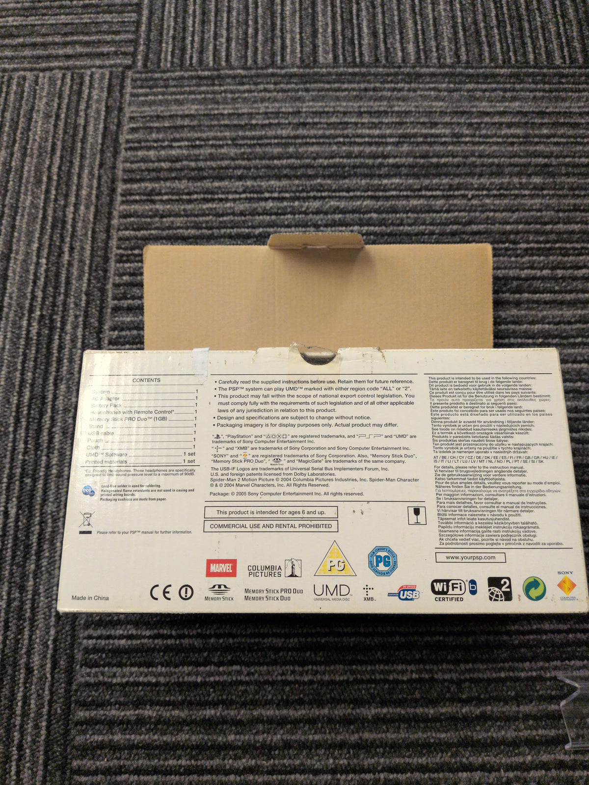 Sony PlayStation Portable PSP 1003 Giga Pack Console Boxed Bundle with games