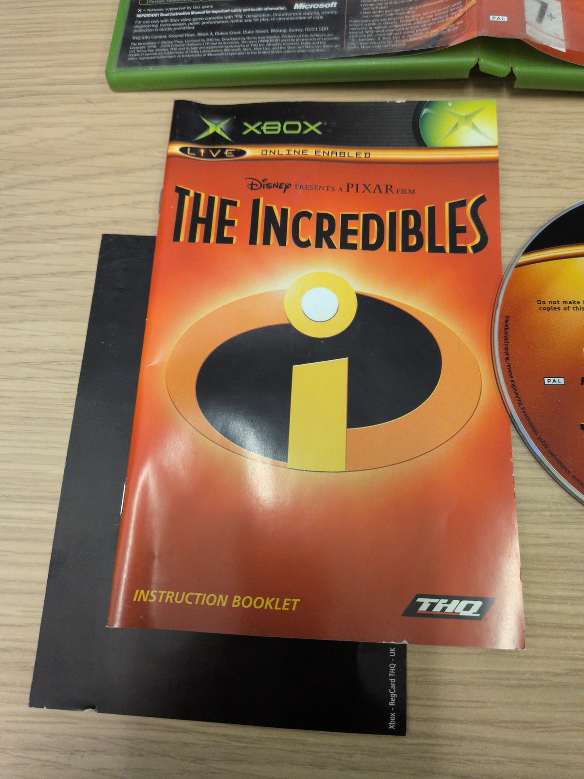 The Incredibles Disney Pixar original Xbox game