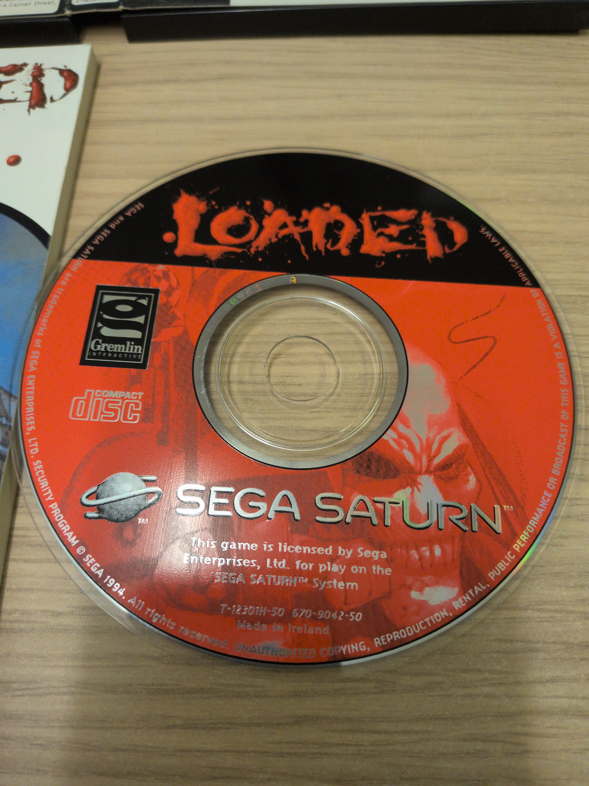 Loaded Sega Saturn game