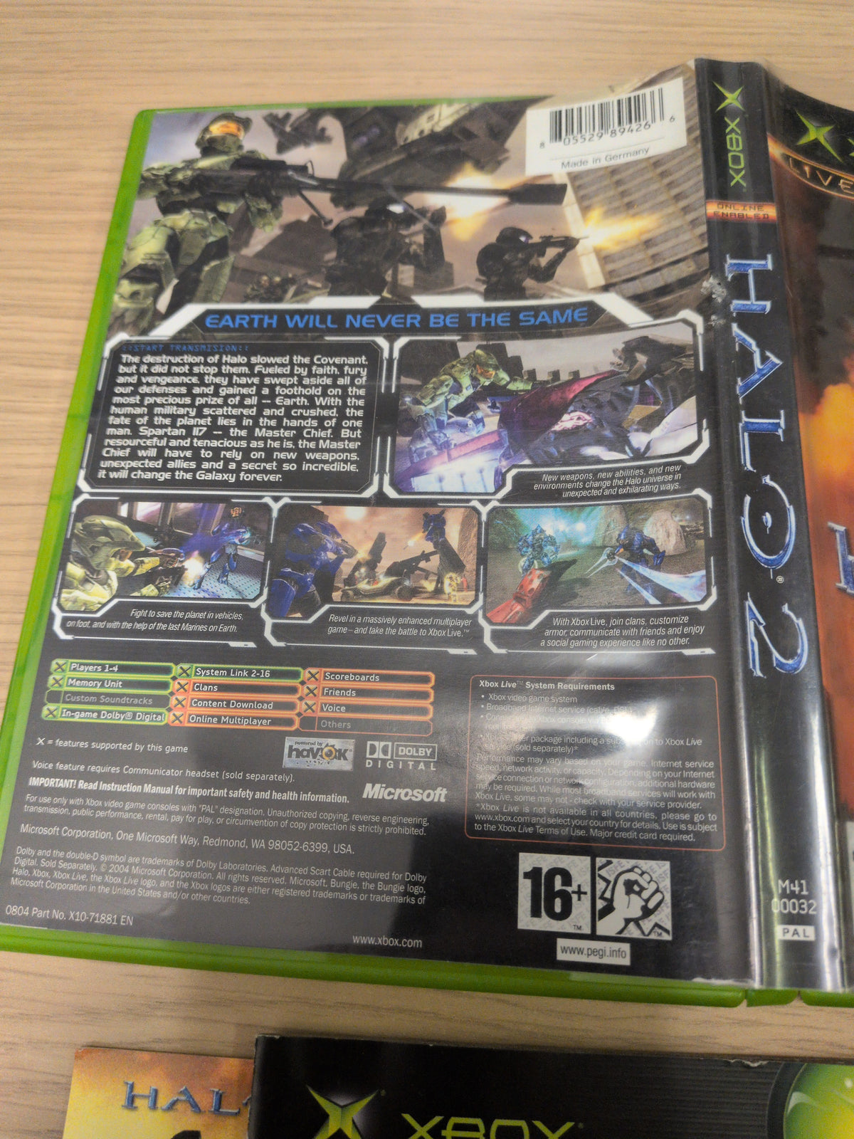 Halo 2 original Xbox game