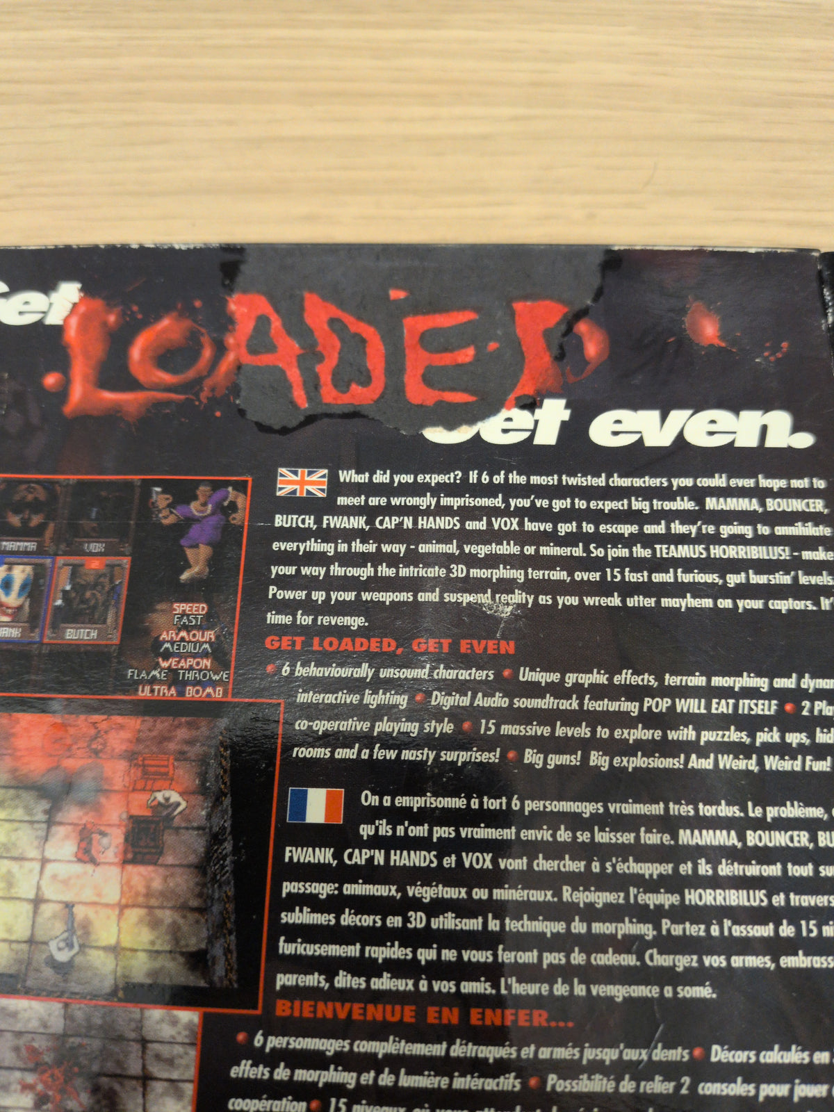 Loaded Sega Saturn game