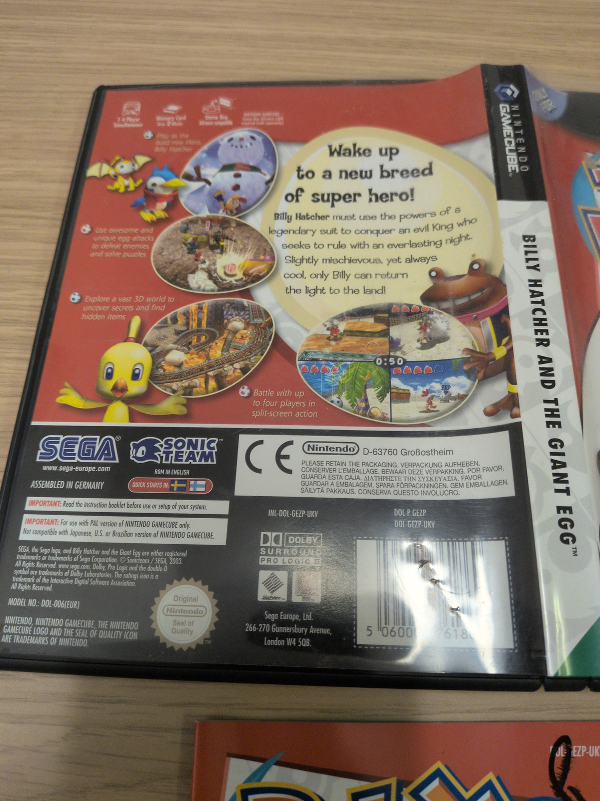 Billy Hatcher and the Giant Egg Nintendo GameCube game