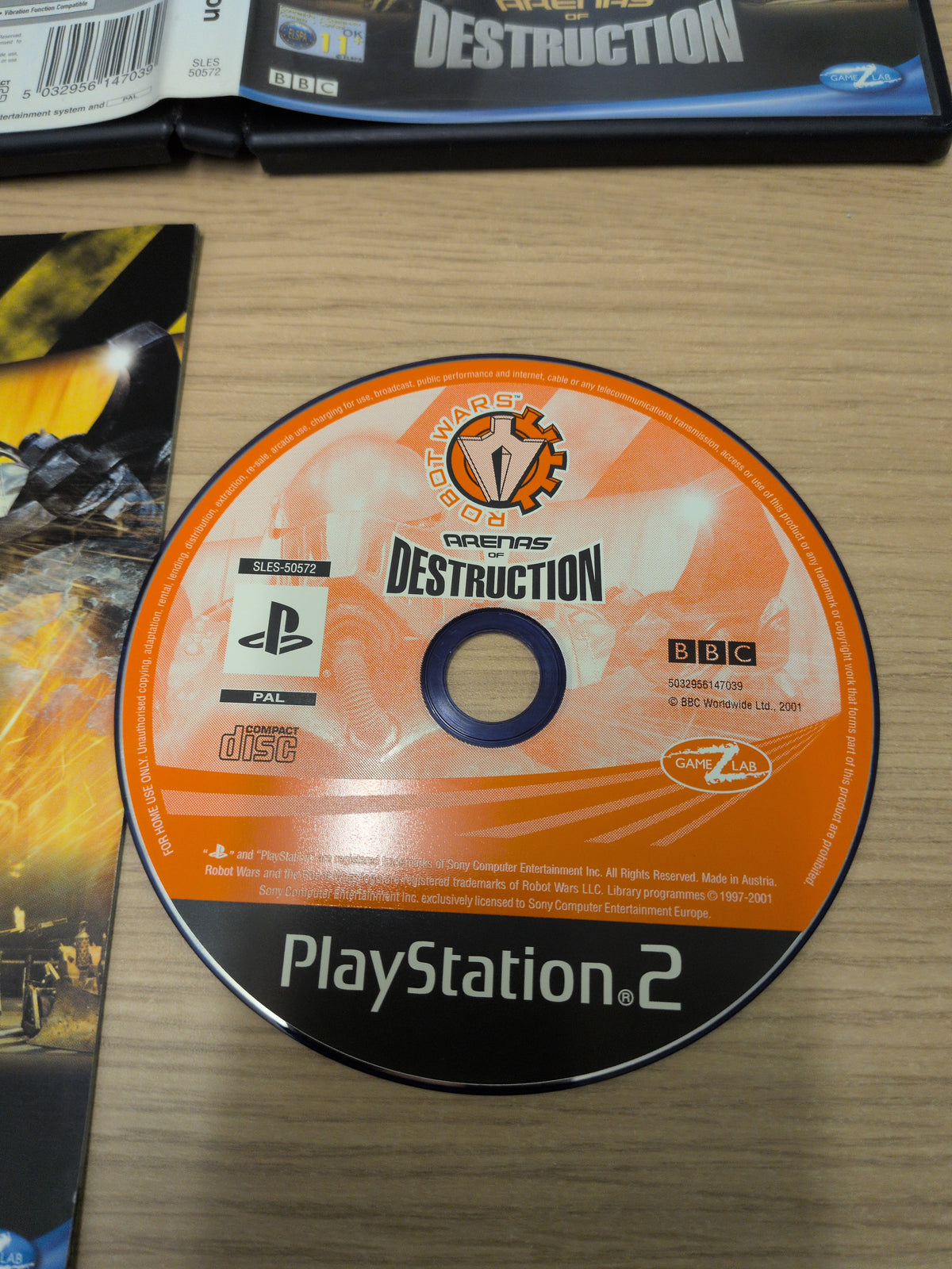 Robot Wars: Arenas of Destruction Sony PS2 game