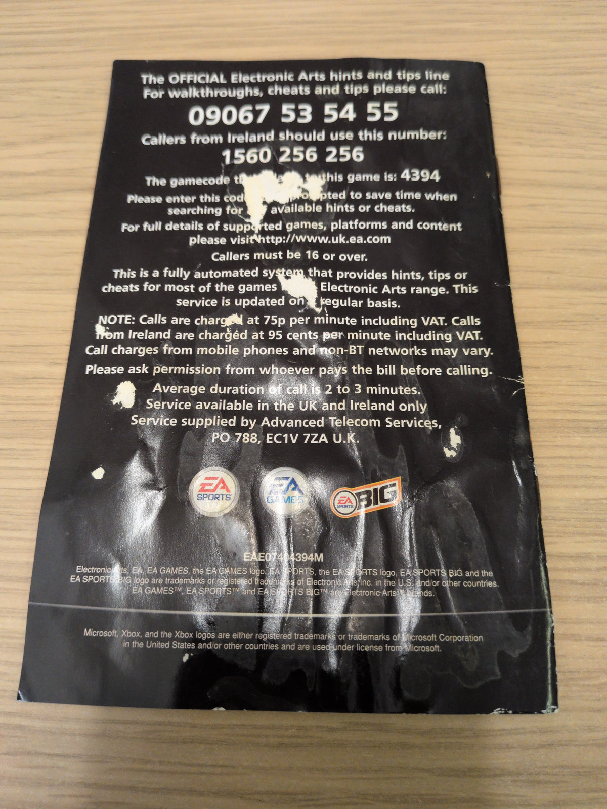 Def Jam Fight for NY original Xbox game