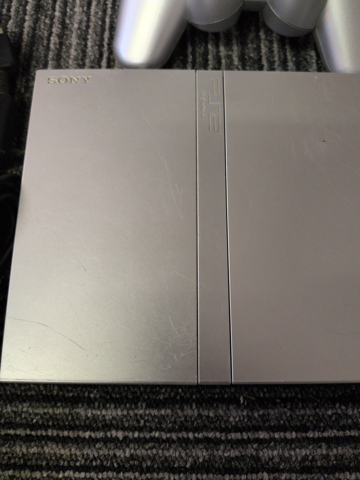 Sony PlayStation 2 PS2 Slim Satin Silver Console