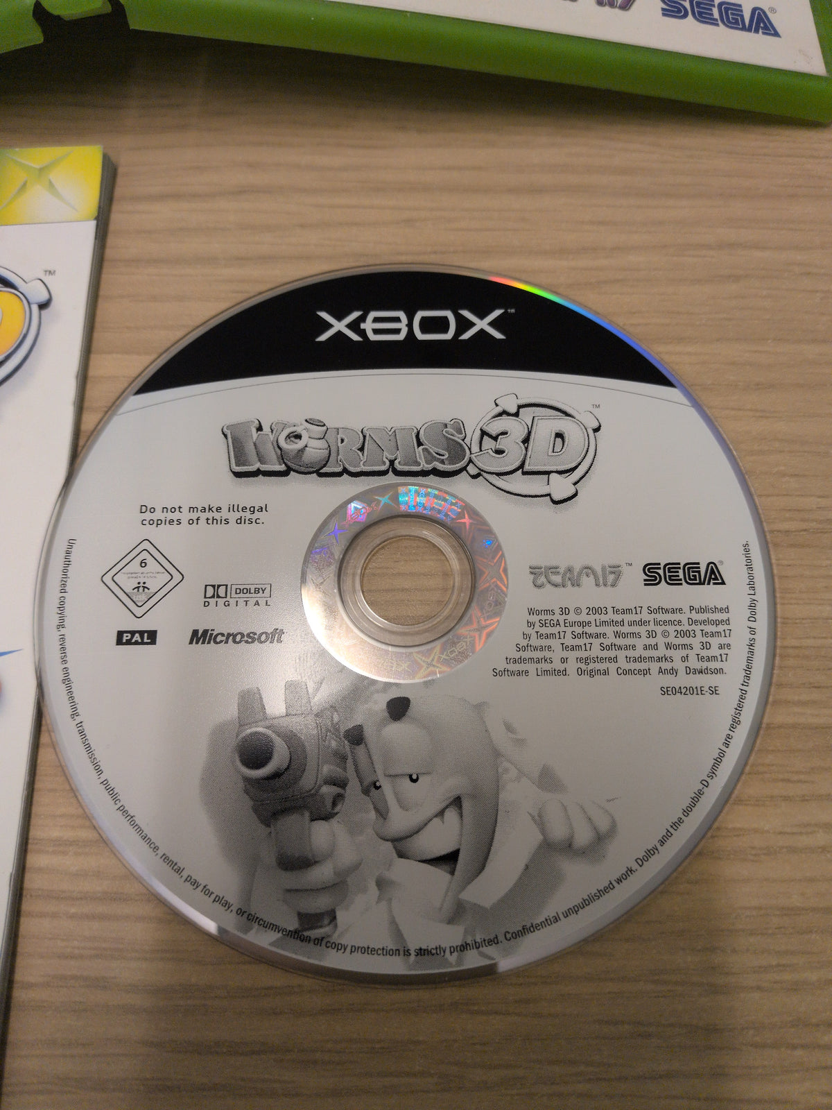 Worms 3D original Xbox game