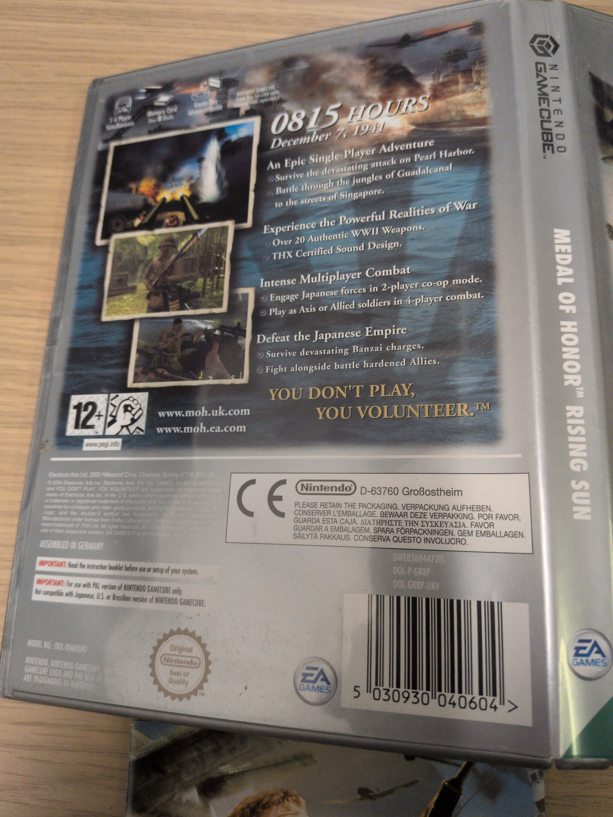 Medal of Honor Rising Sun Player's Choice Nintendo GameCube game