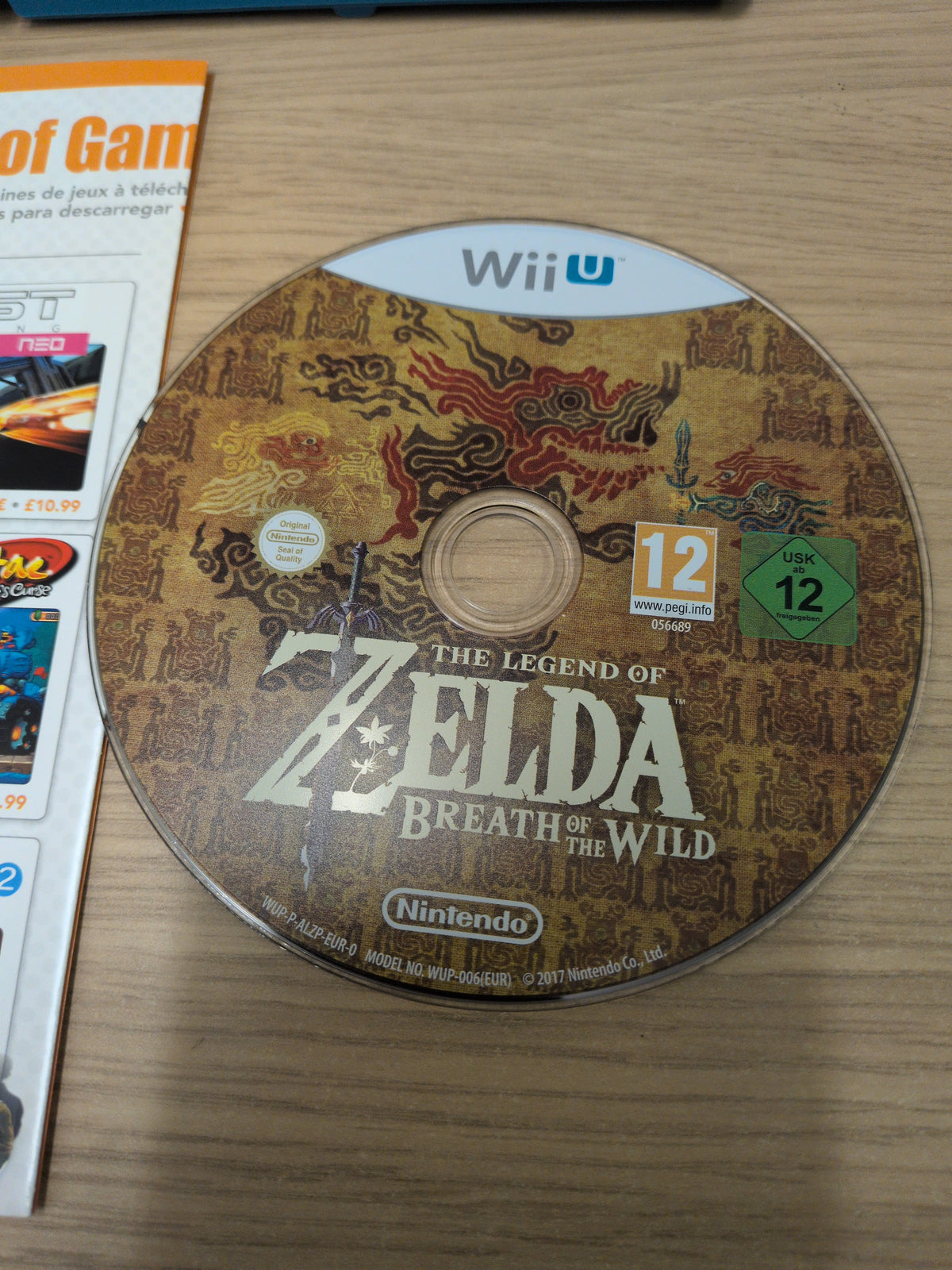 The Legend of Zelda: Breath Of The Wild Nintendo Wii U game