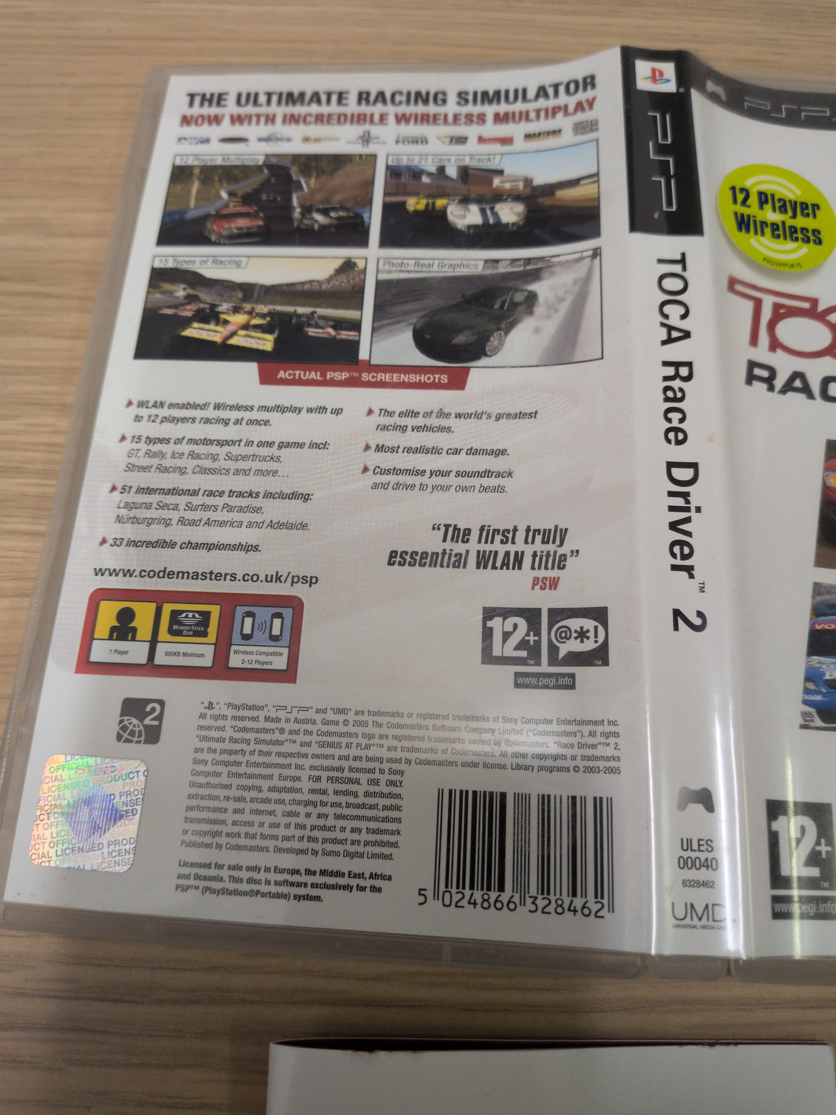 TOCA Race Driver 2 Sony PSP game