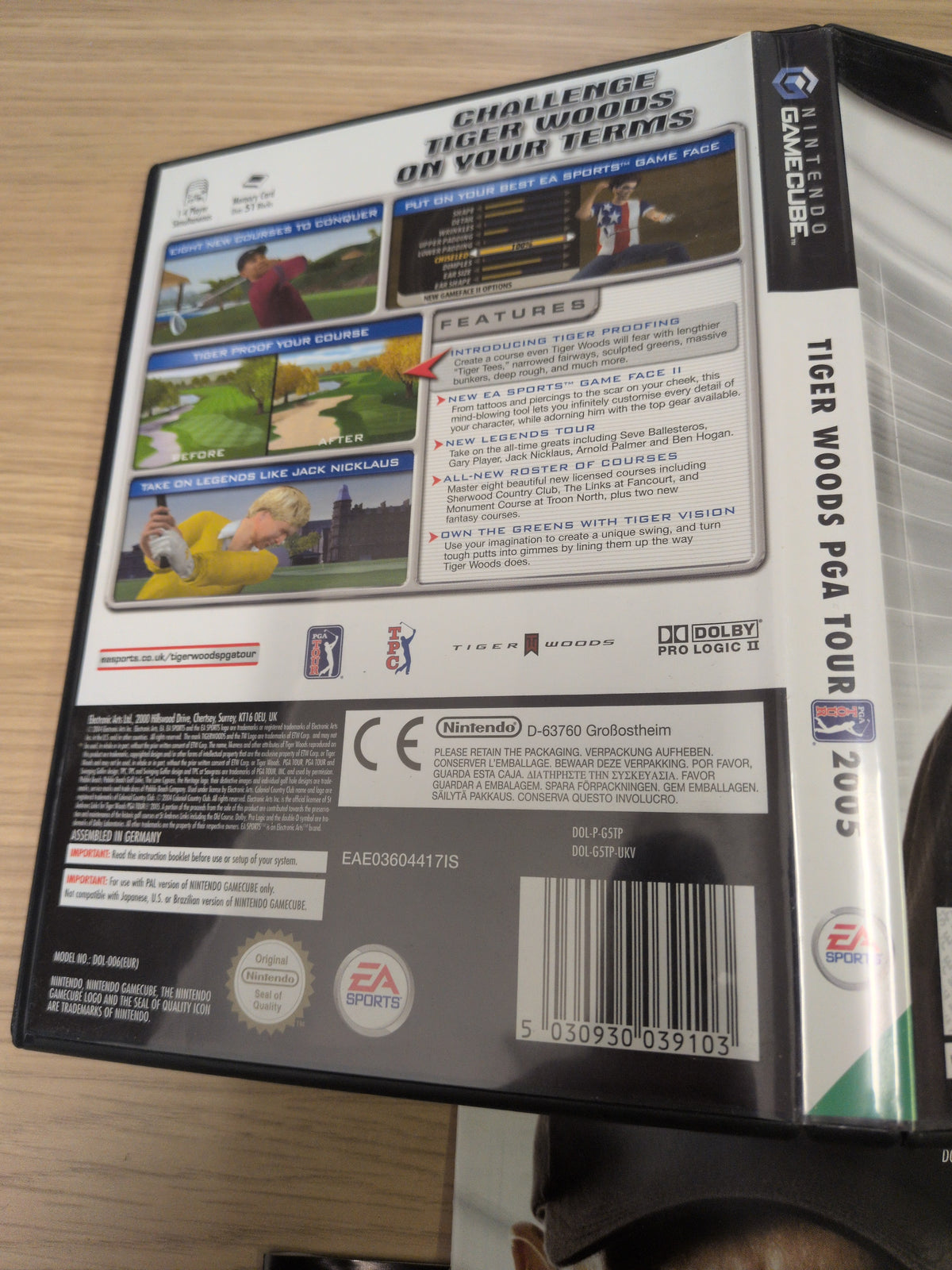 Tiger Woods PGA Tour 2005 Nintendo GameCube game