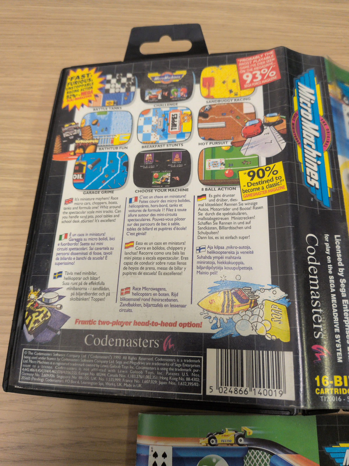 Micro Machines Sega Mega Drive game