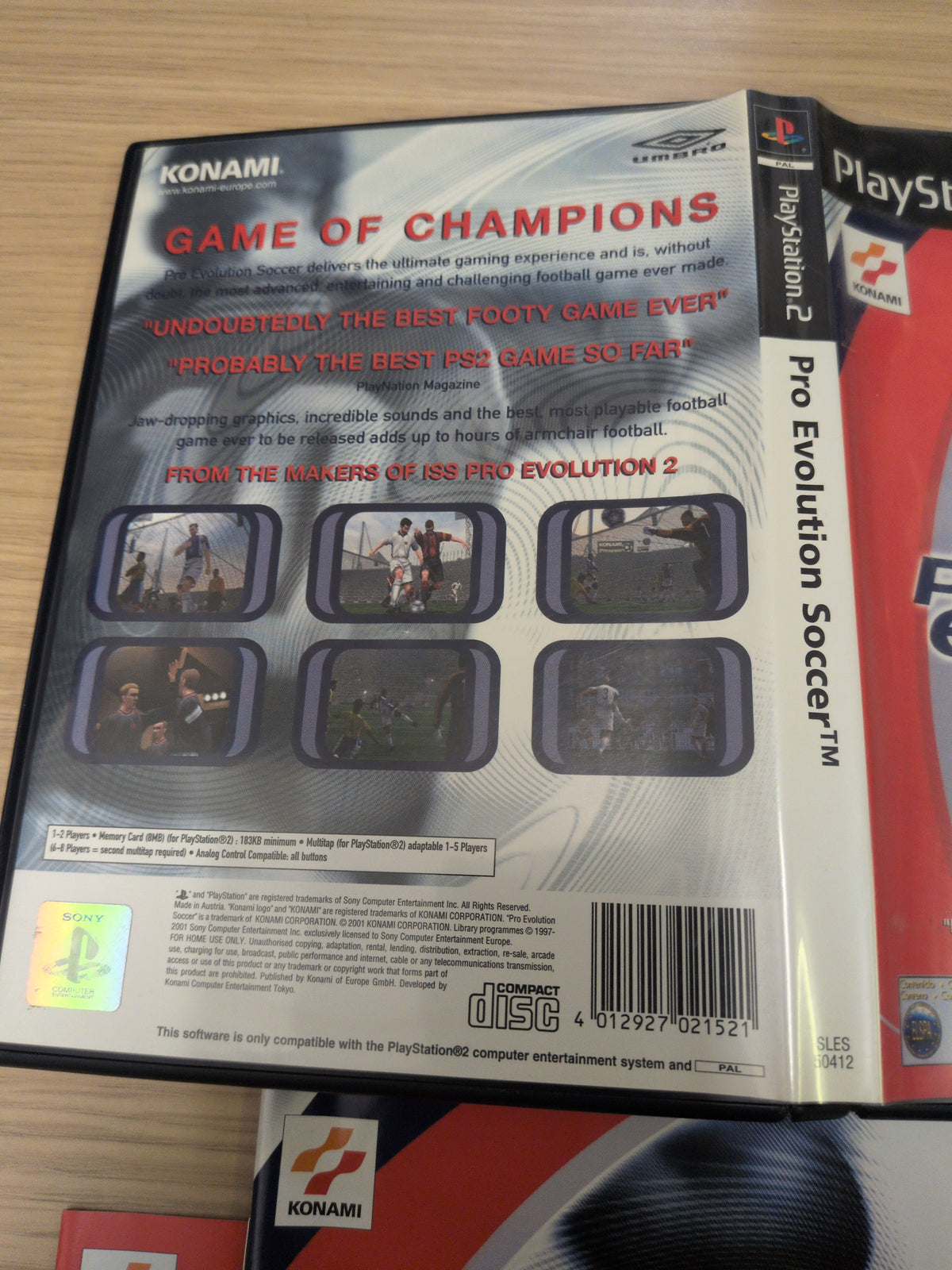 Pro Evolution Soccer Sony PS2 game