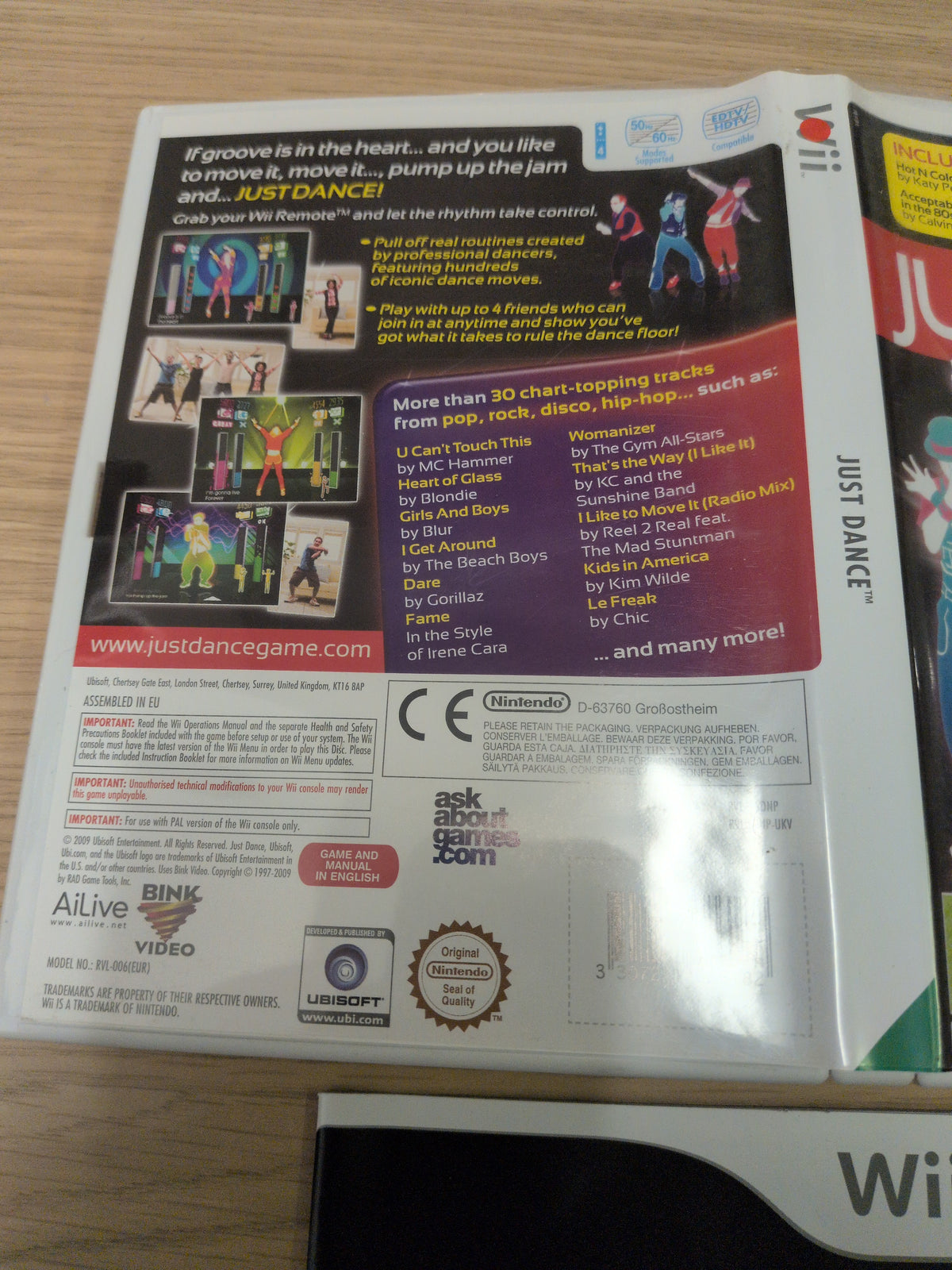 Just Dance Nintendo Wii game