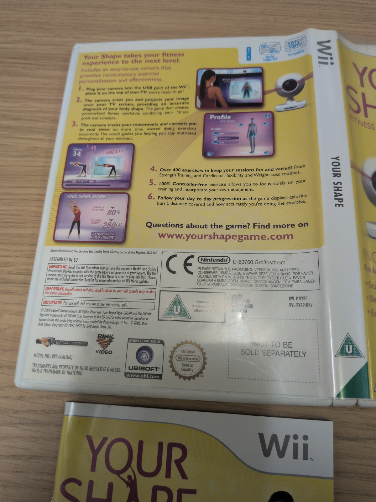 Your Shape Nintendo Wii game