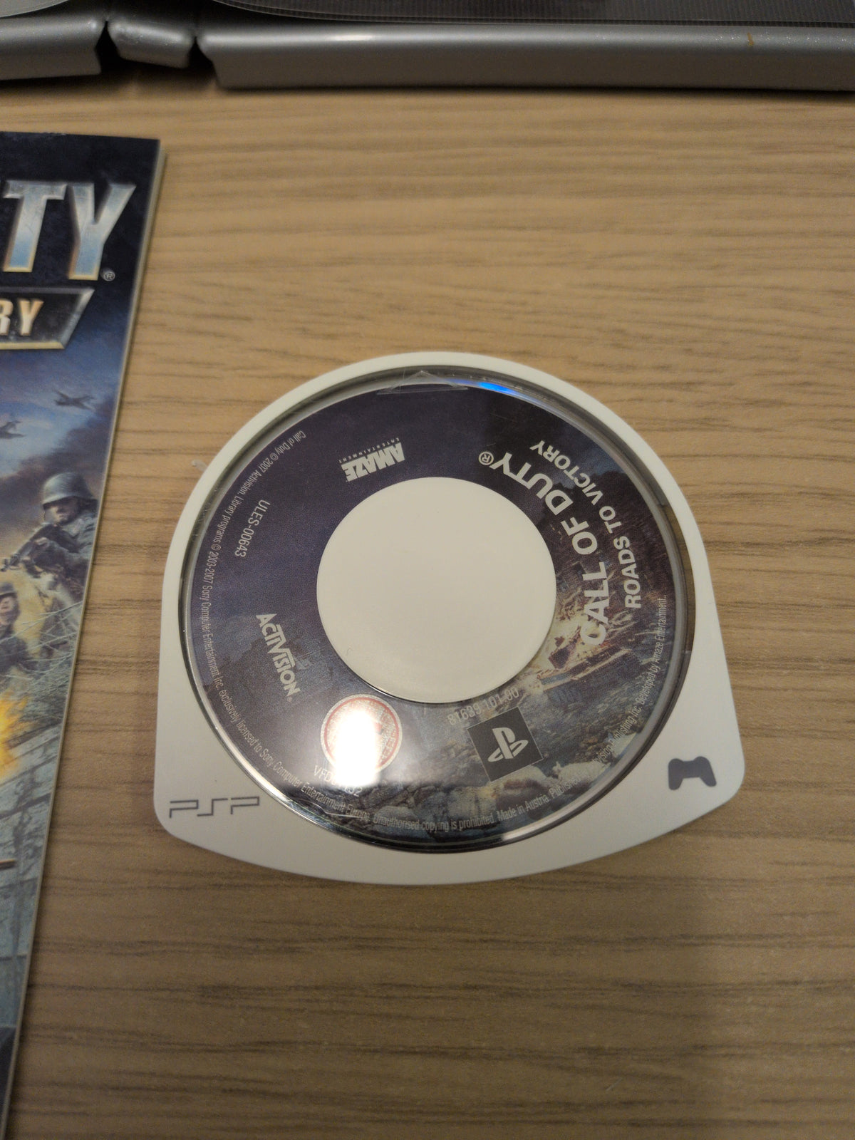 Call of Duty Roads To Victory Platinum Sony PSP game