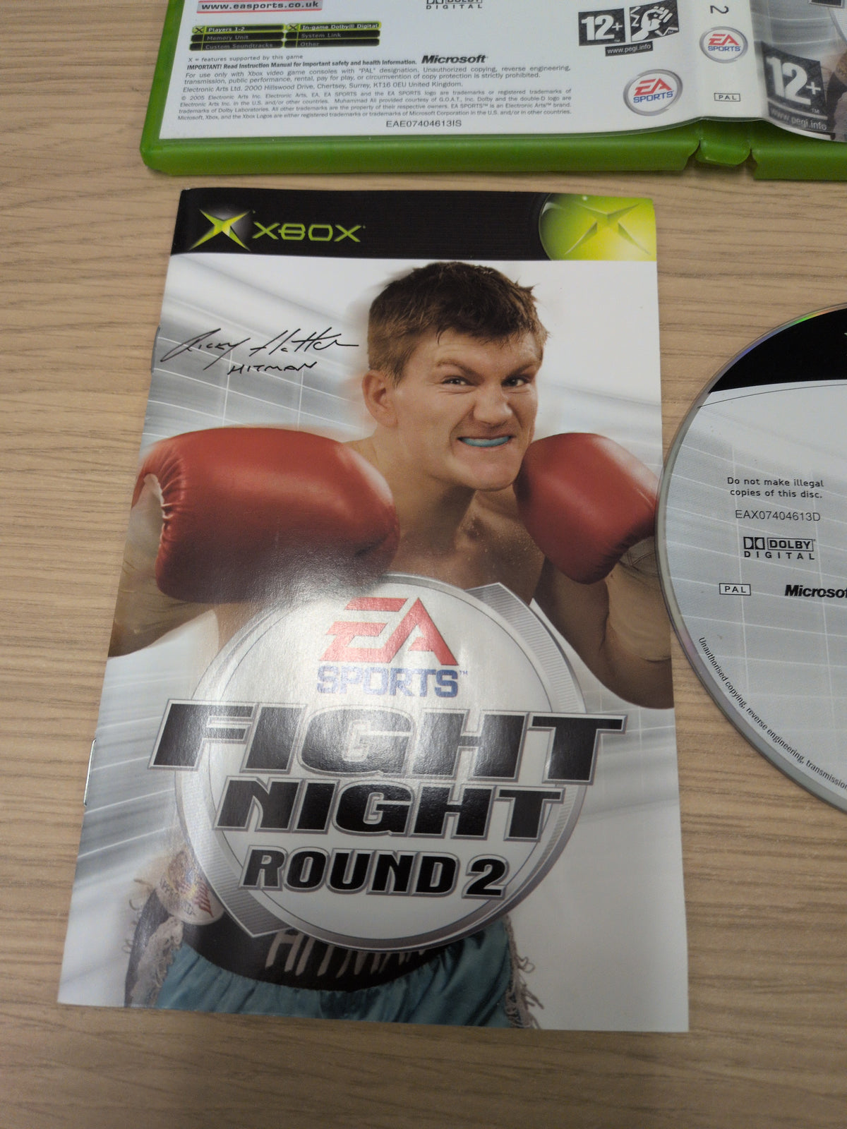 EA Sports Fight Night Round 2 original Xbox game