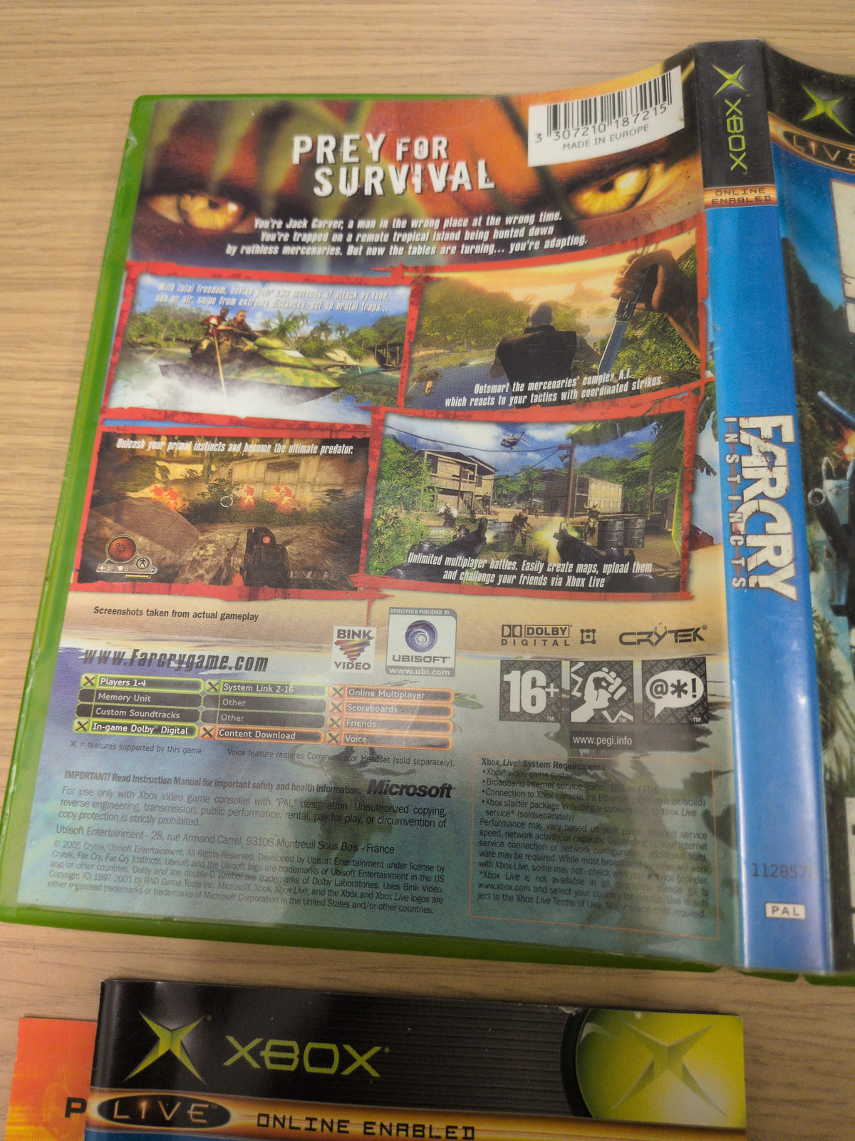 Far Cry Instincts original Xbox game