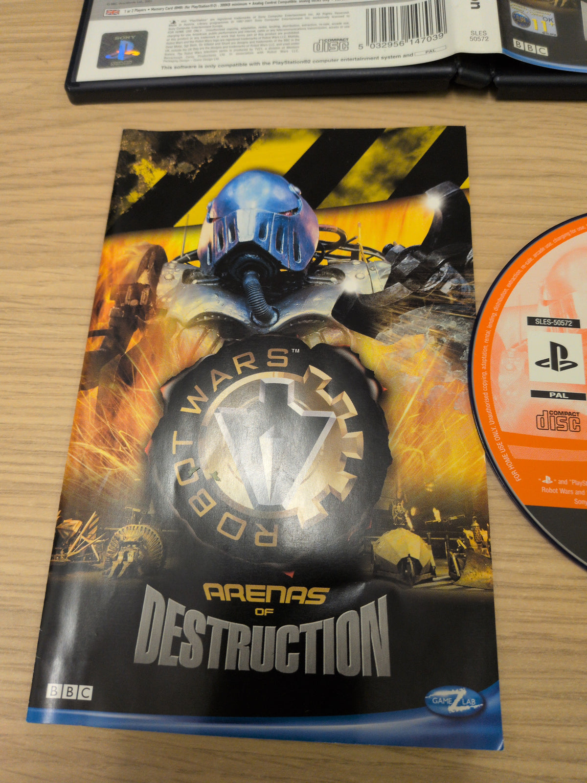 Robot Wars: Arenas of Destruction Sony PS2 game