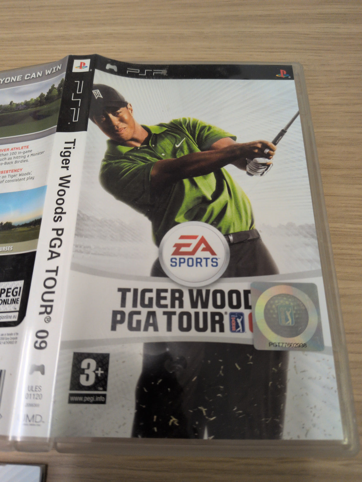 Tiger Woods PGA Tour 09 Sony PSP game