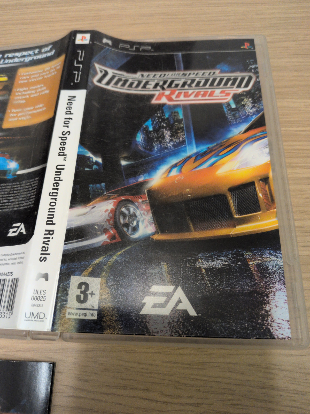Need For Speed Underground Rivals Sony PSP game