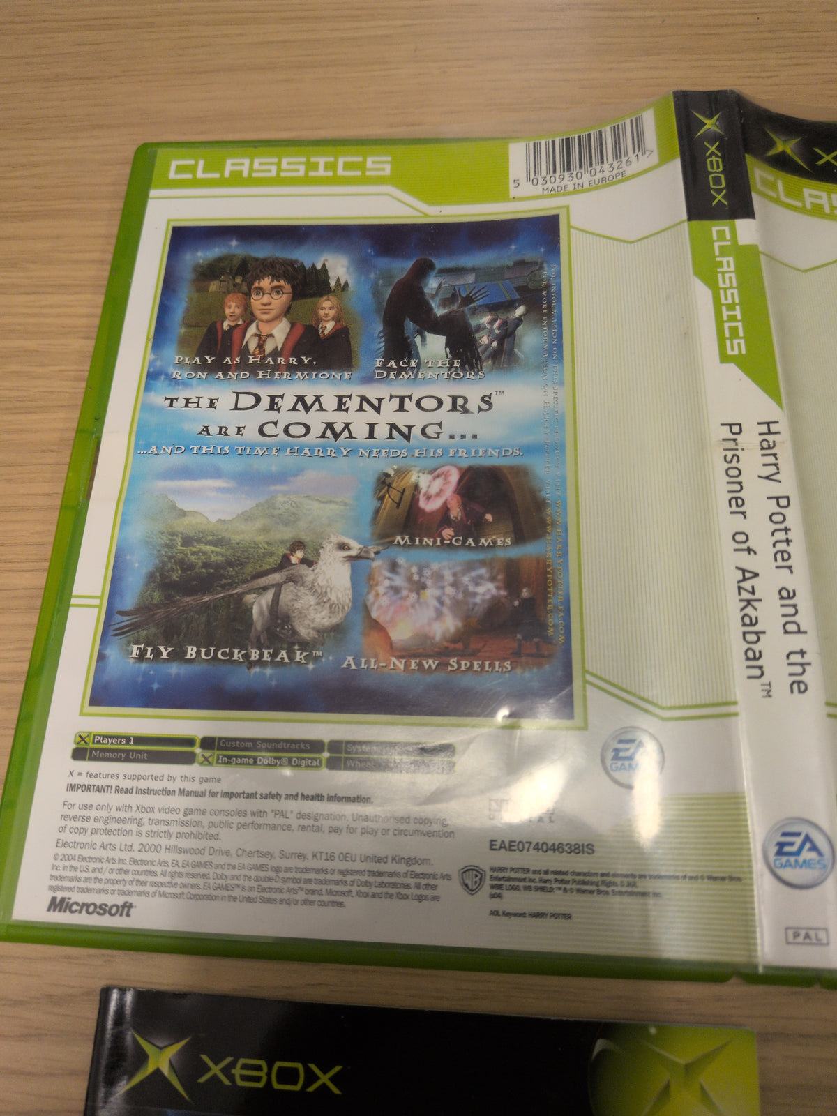 Harry Potter and the Prisoner of Azkaban original Xbox Classics game