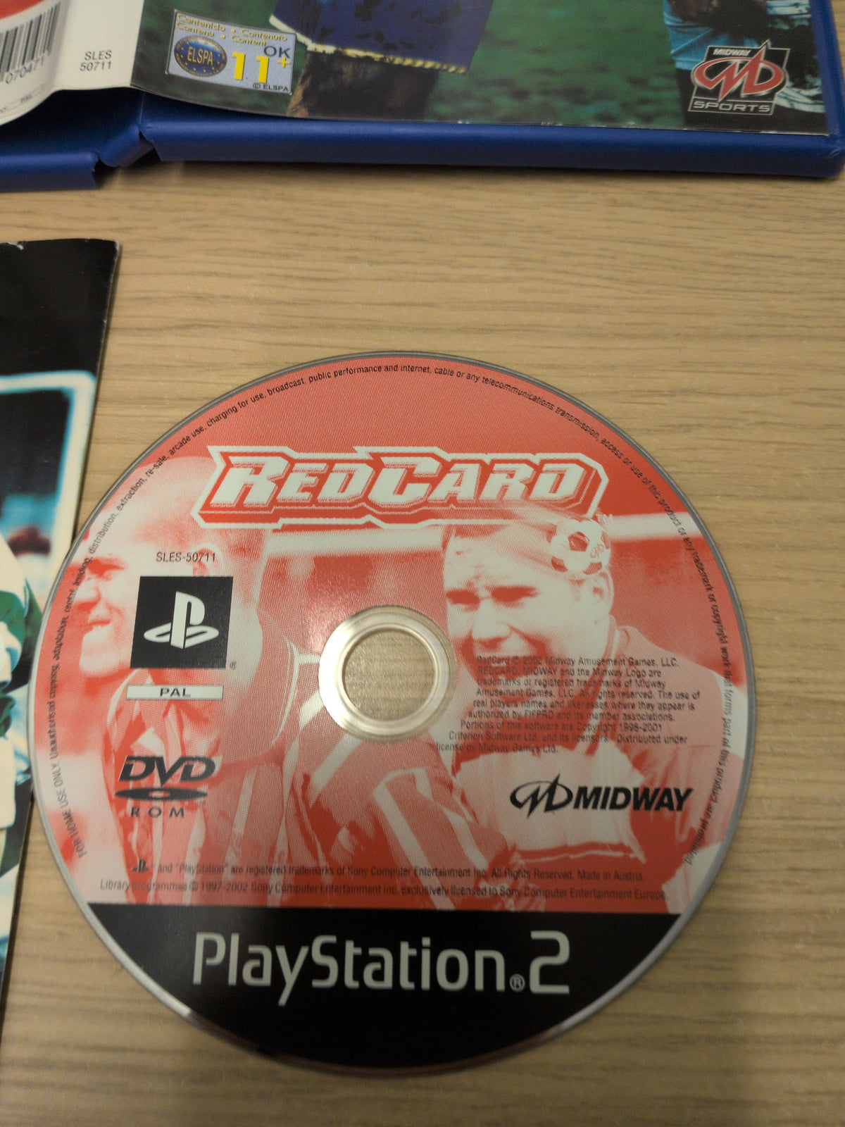 RedCard Sony PS2 game