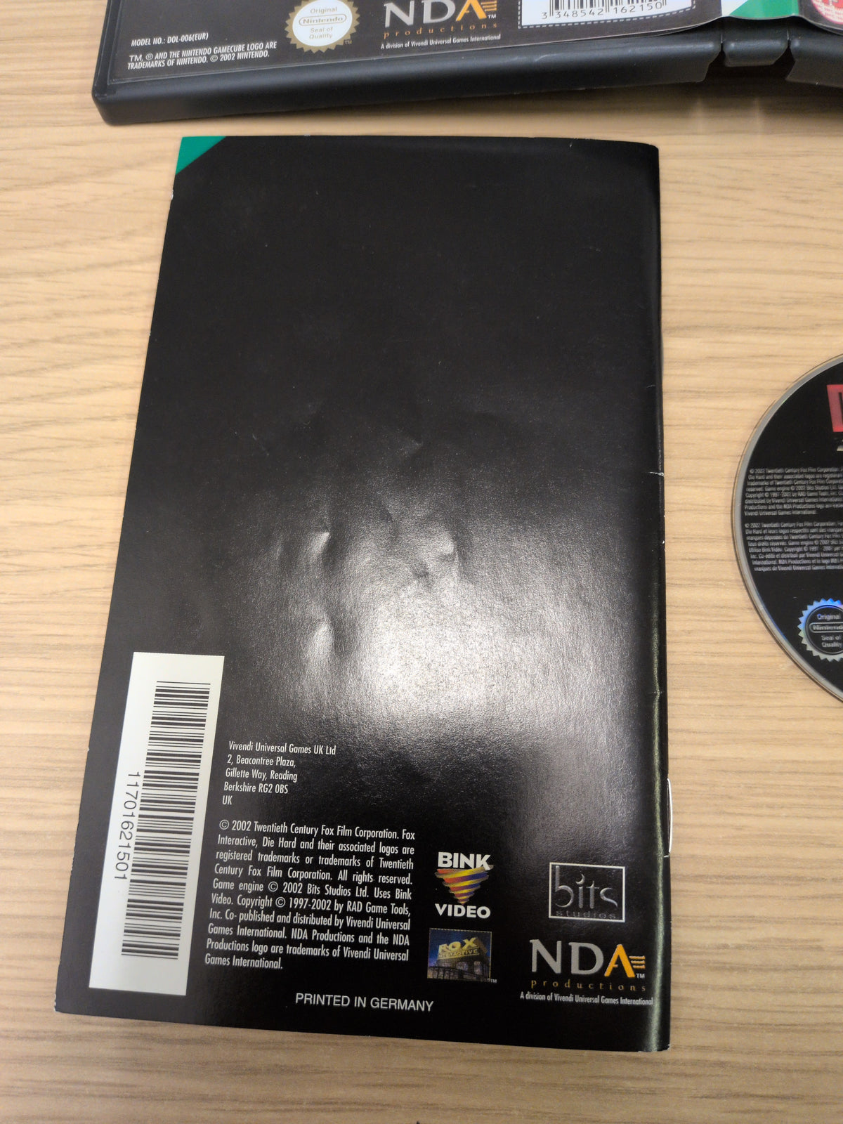 Die Hard Vendetta Nintendo GameCube game