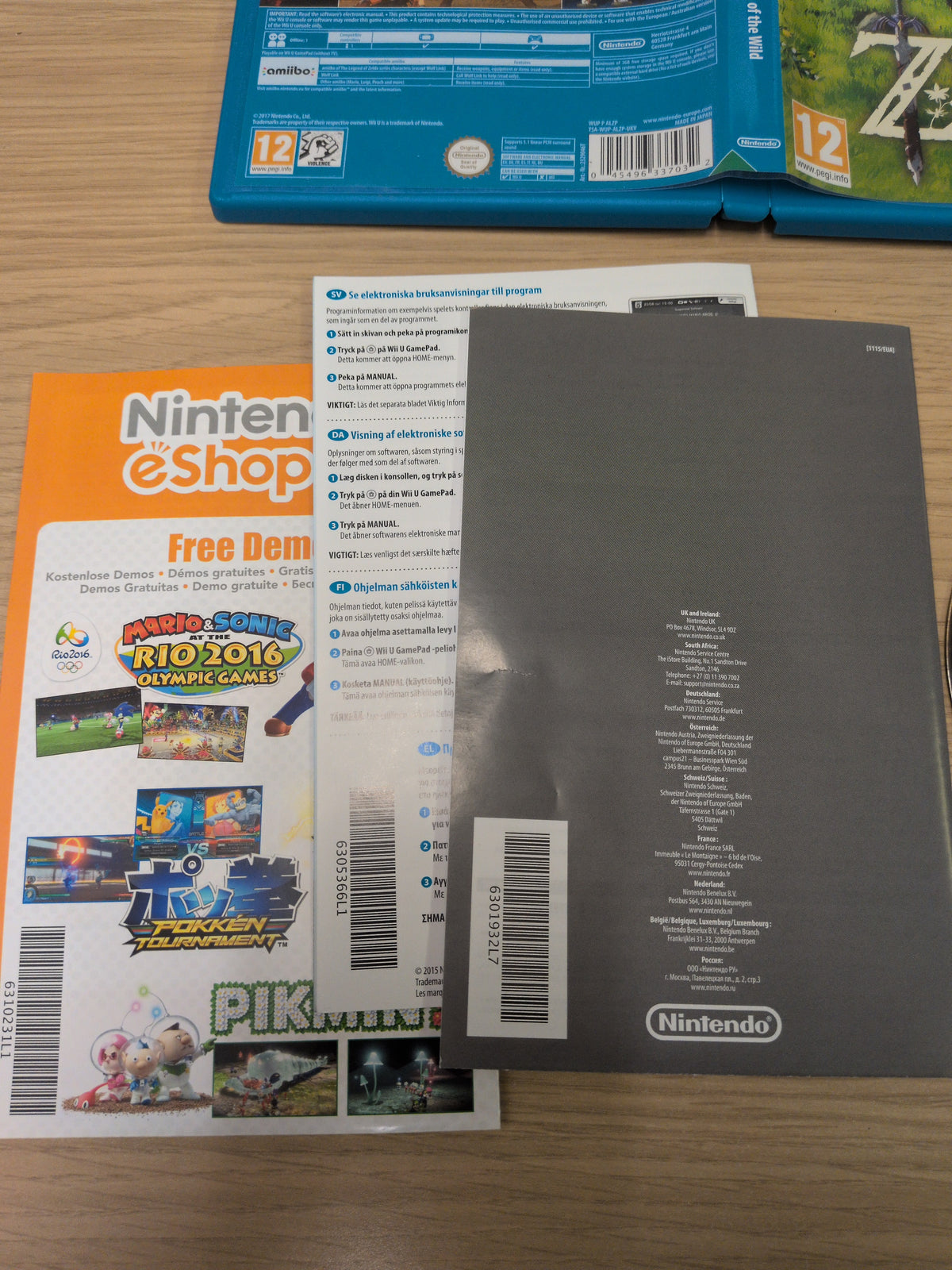 The Legend of Zelda: Breath Of The Wild Nintendo Wii U game