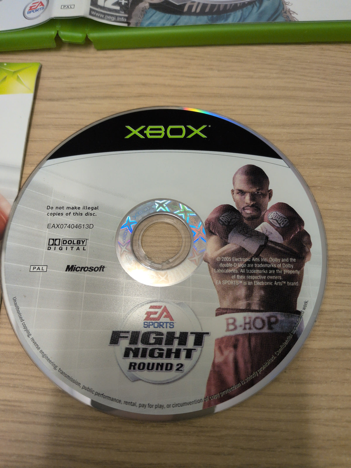 EA Sports Fight Night Round 2 original Xbox game