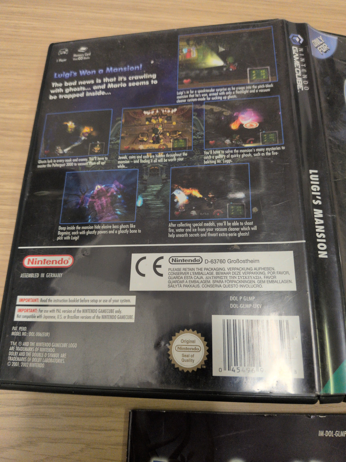 Luigi's Mansion Nintendo GameCube game