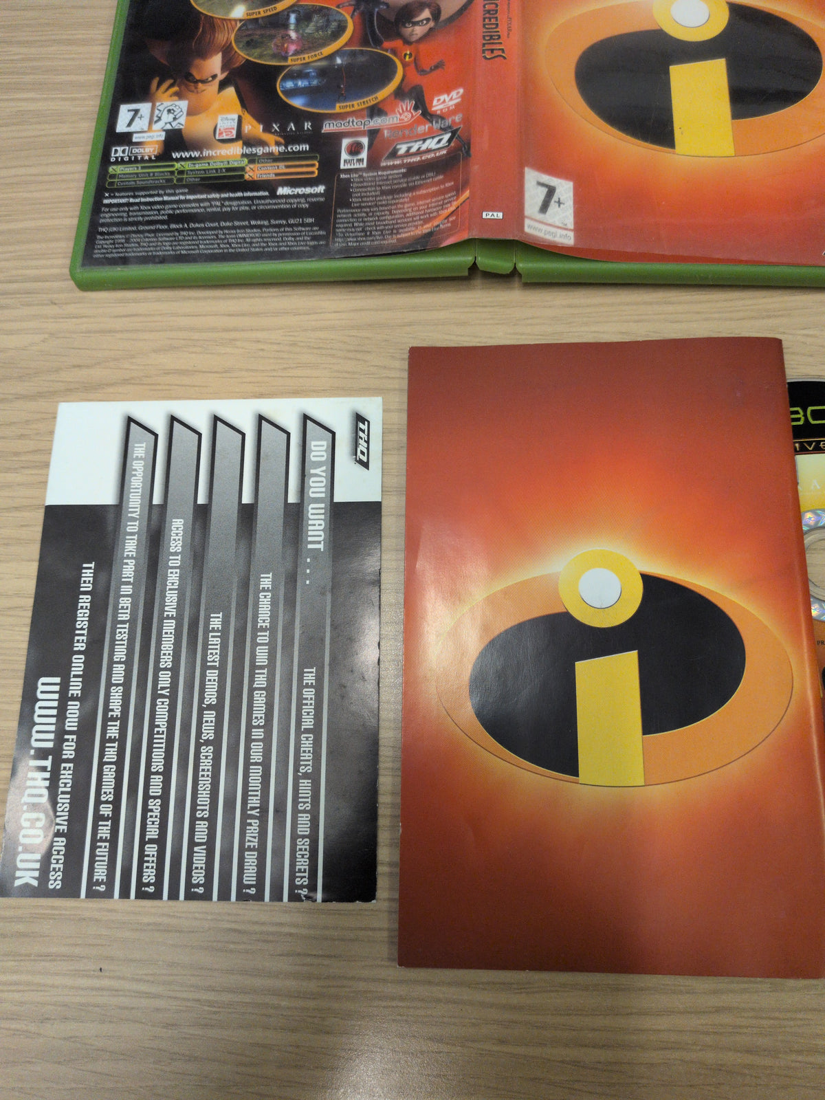 The Incredibles Disney Pixar original Xbox game