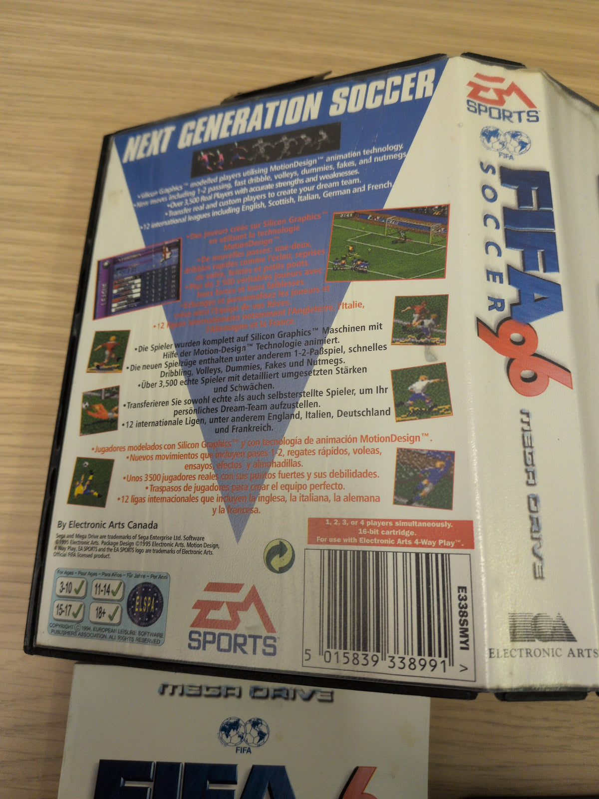 FIFA Soccer 96 Sega Mega Drive game