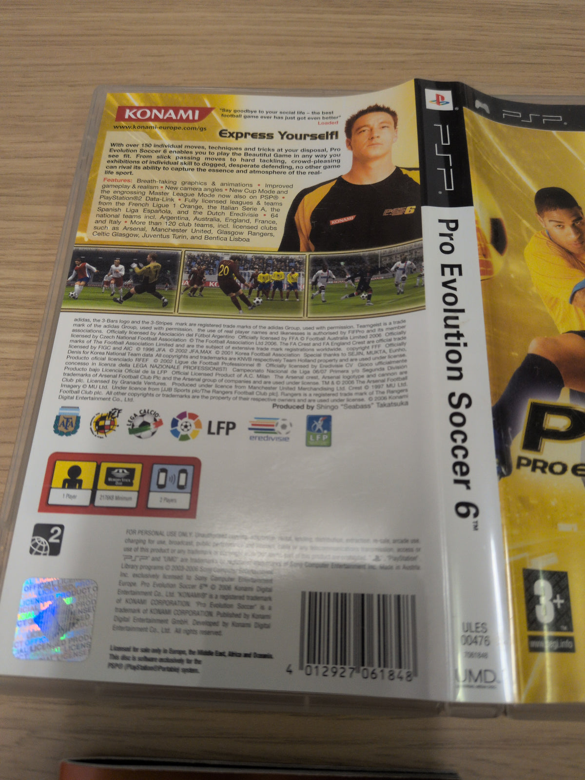 Pro Evolution Soccer 6 Sony PSP game
