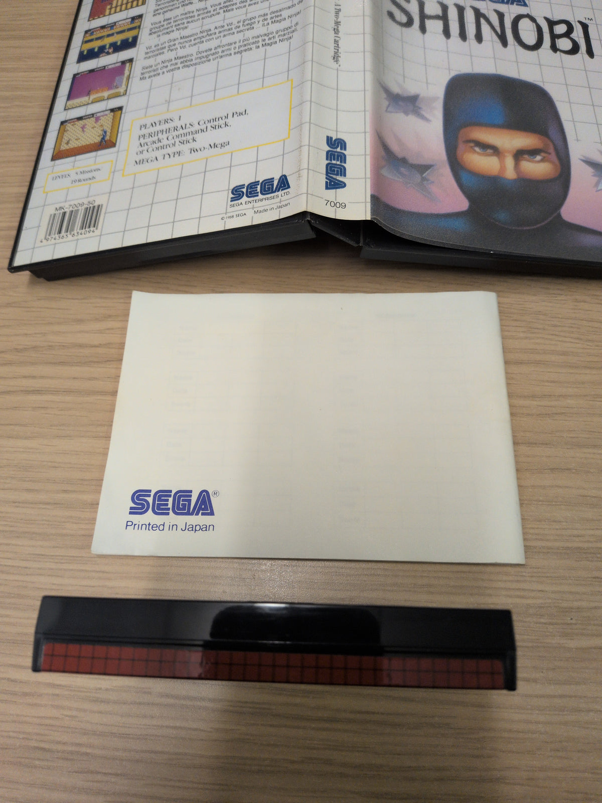 Shinobi Sega Master System game