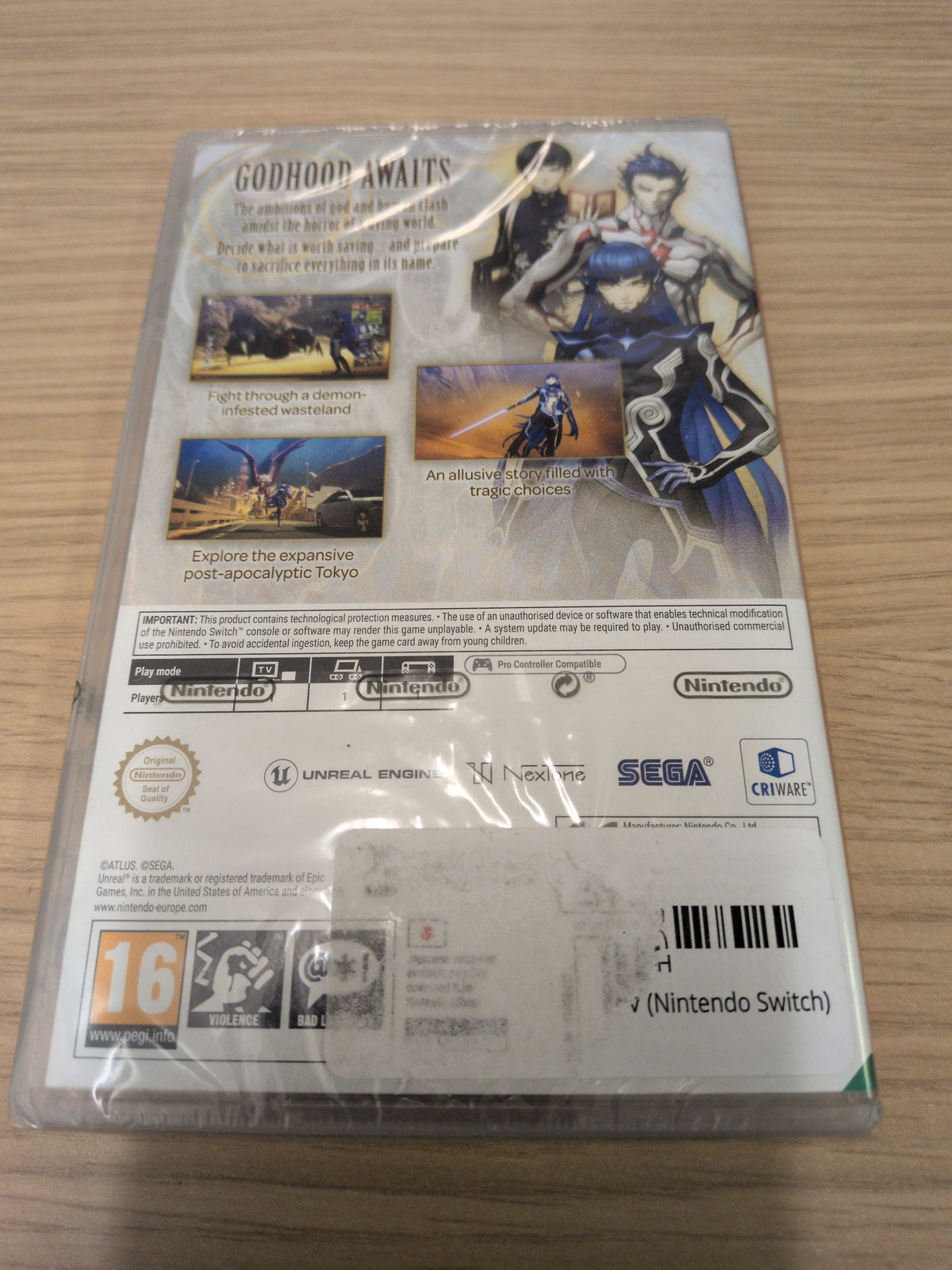Shin Megami Tensei V Nintendo Switch game New & Sealed