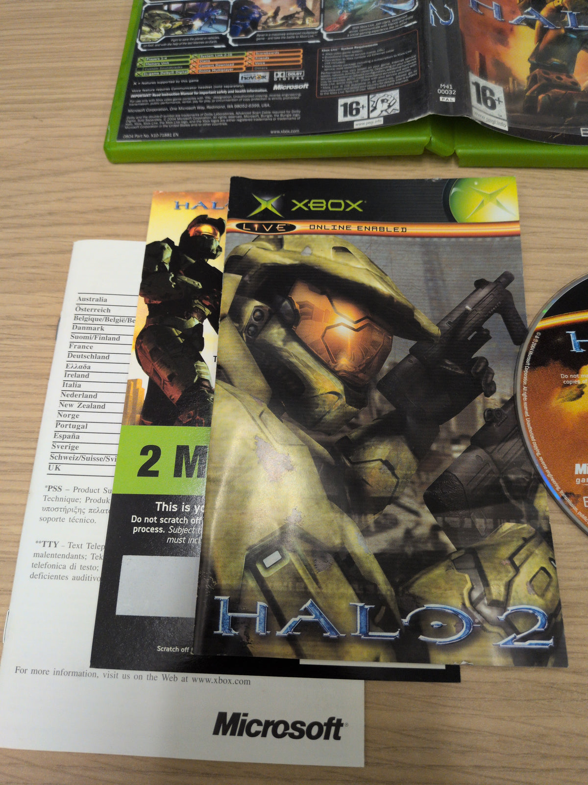 Halo 2 original Xbox game