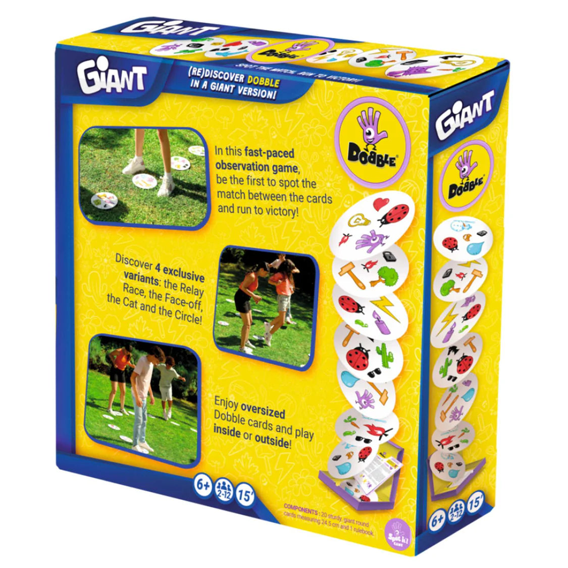 Dobble Giant Game | Big Card Game for Family Game Night & Parties