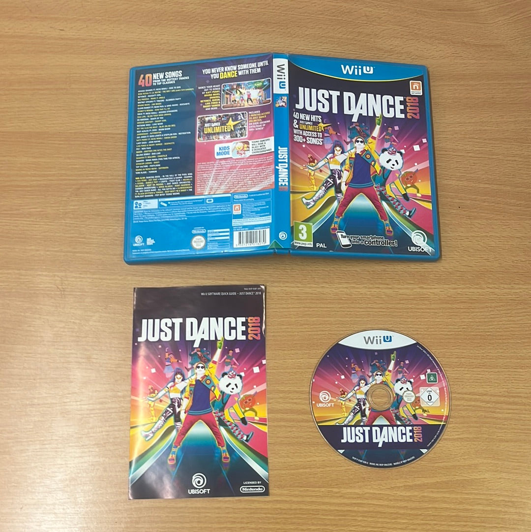 Just Dance 2018 Wii u game