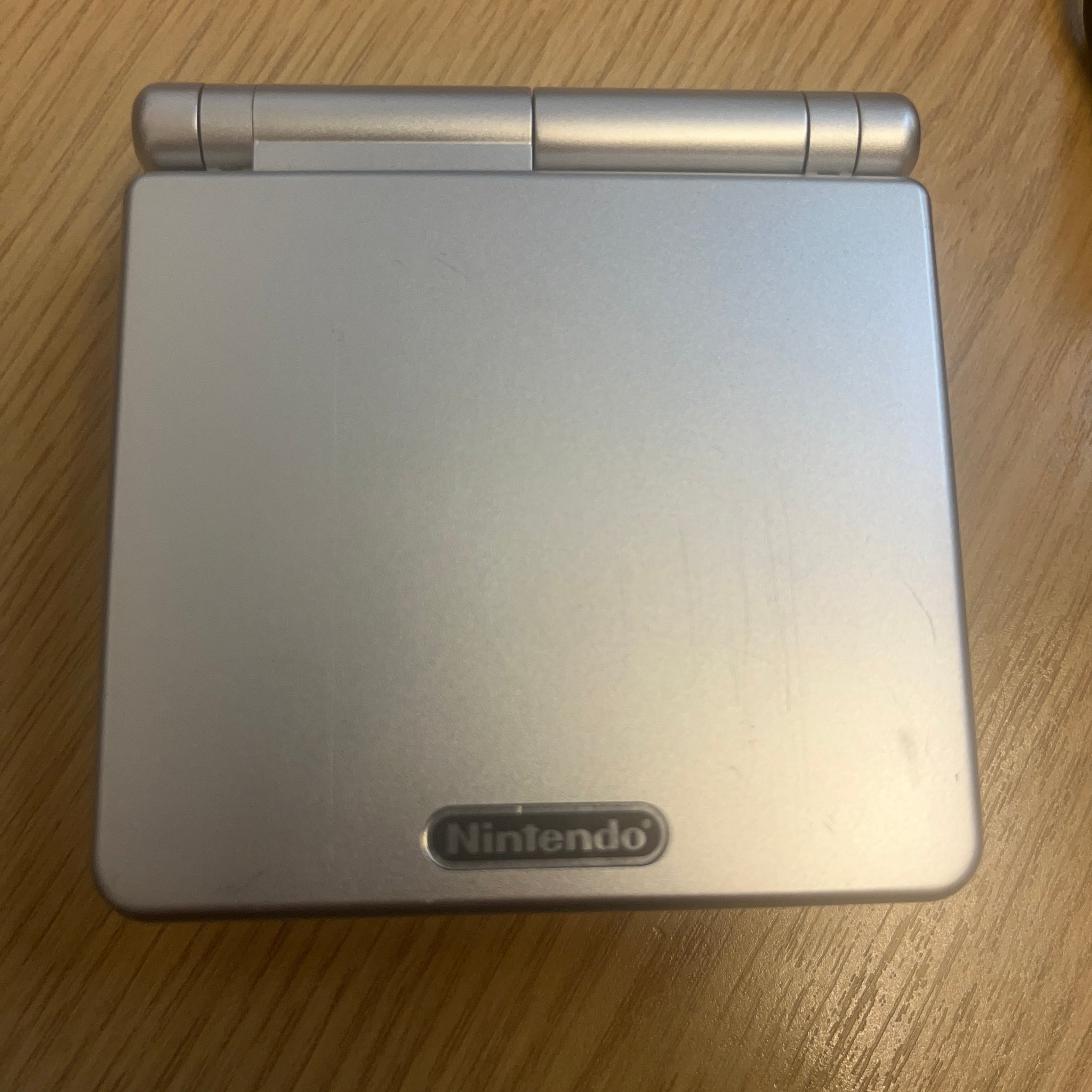 Gameboy Silver Nintendo Game Boy Advance SP GBA Console Silver handheld – retro game ...