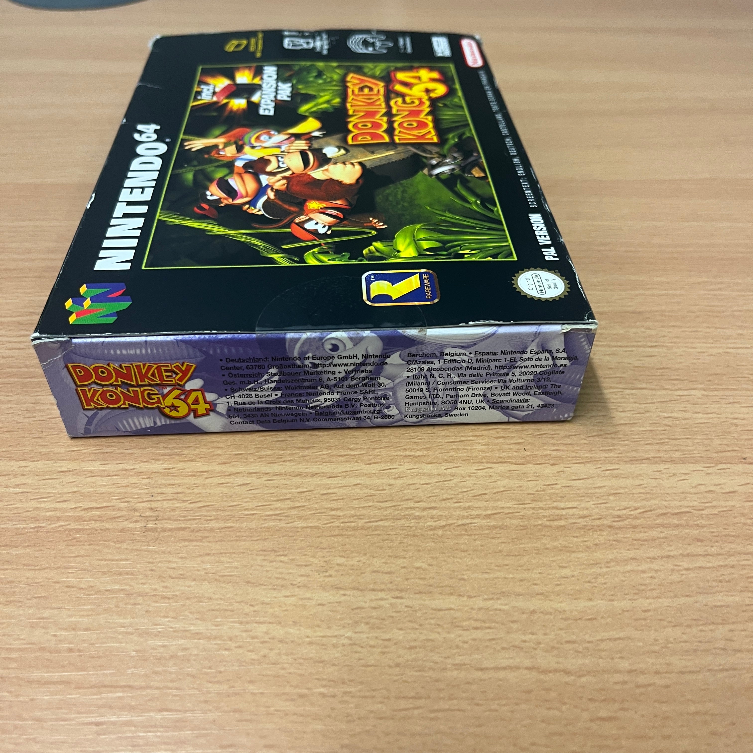 Donkey kong 64 n64 game boxed no expansion pack